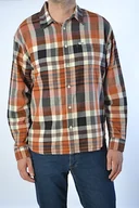Koszule męskie - WRANGLER 1 POCKET SHIRT WITHERED ROSE KOSZULA MĘSKA LUŹNA - miniaturka - grafika 1