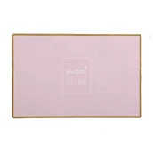 Obrusy i serwetki - Mata stołowa More Love różowa 43 x 28 cm - miniaturka - grafika 1