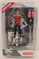 Figurki dla dzieci - Robin (Batman: Reborn) 7in Figure z Komiksem (Page Punchers) - miniaturka - grafika 1