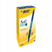 Sport i wypoczynek - Długopis Soft Feel niebieski 12szt) BIC Nowa - miniaturka - grafika 1