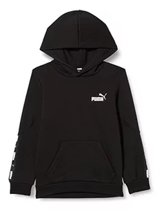 PUMA Chłopięca bluza z kapturem Ess+ Fl B bluza z kapturem, Puma Czarny, 116 - Bluzy dla chłopców - miniaturka - grafika 1