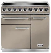 Kuchenki elektryczne - Kuchnia z płytą indukcyjną FALCON Deluxe 90 Płowy szczotkowany nikiel - miniaturka - grafika 1