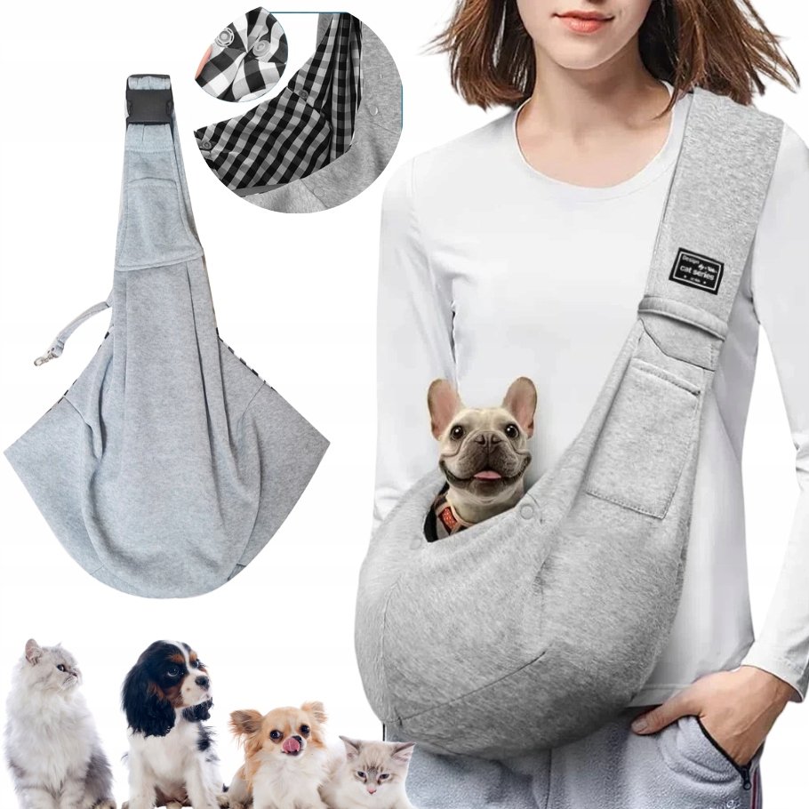 Torba Siatka Na Ramię Do Noszenia Psa Zwierząt Transporter Plecak Nosidełko