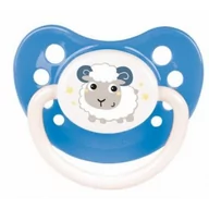 Smoczki uspokajające - CANPOL CANPOL BABIES Smoczek uspokajający 0-6m Bunny&Company Niebieska owieczka 23/271 - miniaturka - grafika 1