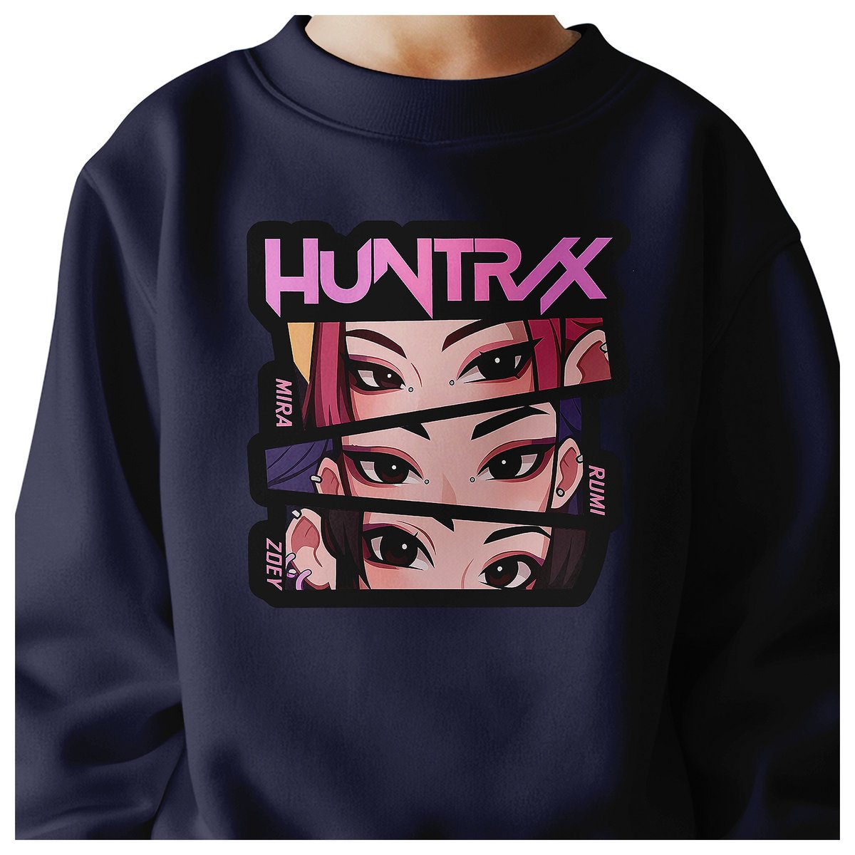 BLUZA DZIECIĘCA KPOP DEMON HUNTERS HUNTRIX 134-140 BAWEŁNIANA JAKOŚĆ
