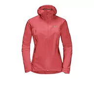 Kurtki damskie - Jack Wolfskin Damska kurtka Jwp Shell W, koralowa czerwień, XS - miniaturka - grafika 1