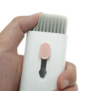 Czyścik Wielofunkcyjny zestaw czyszczący do słuchawek airpods klawiatur 7w1 Różowo-biały - Części i akcesoria do laptopów - miniaturka - grafika 17