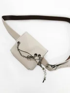 Paski - Pasek z Saszetką Damski Beżowy UNI - miniaturka - grafika 1