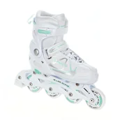 Rolki - Rolki Regulowane Raven Spirit White/Mint 37-40 - miniaturka - grafika 1