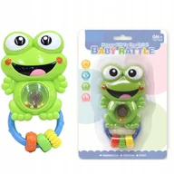 Grzechotki dla dzieci - Grzechotka sensoryczna żabka melodyjki światła 80 - miniaturka - grafika 1