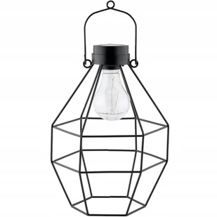 Lampa Solarna LED Zewnętrzna Ogrodowa Stojąca Wisząca Latarenka 3000K IP44 25cm Czujnik Zmierzchu - Lampy ogrodowe Lampa Solarna LED Zewnętrzna Ogrodowa Stojąca Wisząca Latarenka 3000K IP44 25cm Czujnik Zmierzchu - Lampy ogrodowe - miniaturka - grafika 1