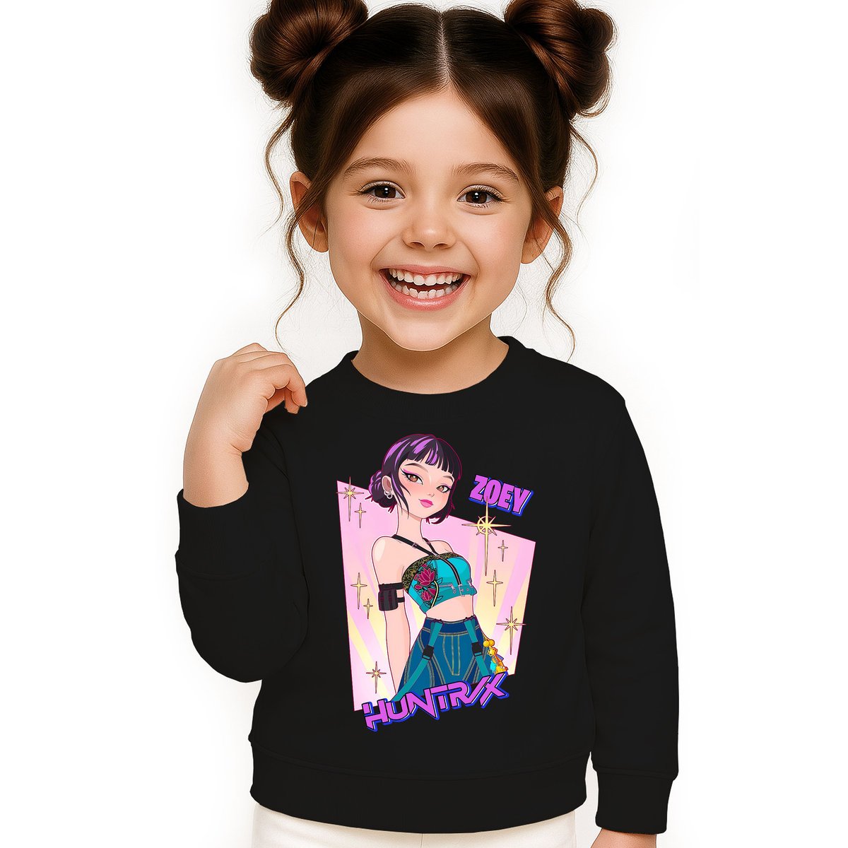 BLUZA DZIECIĘCA HUNTRIX ZOEY KPOP 146-152 BAWEŁNIANA JAKOŚĆ