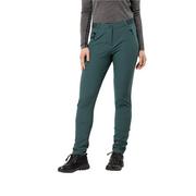 Spodnie sportowe damskie - Damskie spodnie softshellowe Jack Wolfskin GEIGELSTEIN SLIM PANTS W sea green - 34 - miniaturka - grafika 1