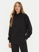 Bluzy damskie - Champion Bluza 117539 Czarny Loose Fit - miniaturka - grafika 1