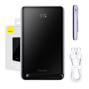 Powerbank Baseus Magnetic 10000mAh 20W (Fioletowy) - Powerbanki - miniaturka - grafika 1