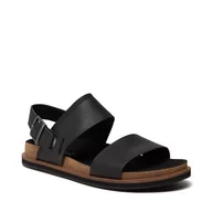 Sandały damskie - Timberland Sandały Amalfi Vibes TB0A2CET015 Black Leather - miniaturka - grafika 1
