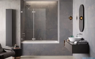Radaway Essenza Pro Brushed Nickel Pnd II parawan nawannowy 100cm lewy szczotkowany nikiel 10102100-91-01L - Akcesoria do armatury i ceramiki - miniaturka - grafika 3