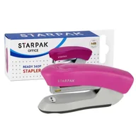 Zszywacze biurowe - Zszywacz Ready STK-340 P różowy - STARPAK - miniaturka - grafika 1