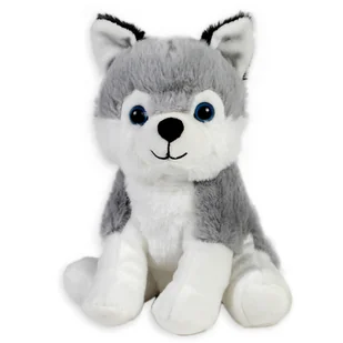 Chinchilla, Zabawka Pluszowa, Pies Husky, Jasnoszary, 20 cm - Maskotki i pluszaki - miniaturka - grafika 1