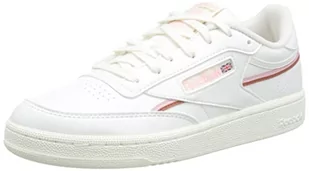 Reebok Damskie sneakersy Club C 85 Vegan, Kreda różowa świecąca pieczona ziemia, 40 EU - Sneakersy damskie - miniaturka - grafika 1