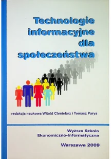 Technologie informacyjne dla społeczeństwa Używana - Biznes - miniaturka - grafika 3