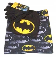 Moda i Uroda OUTLET - czapka komin rękawiczki zestaw BATMAN - miniaturka - grafika 1