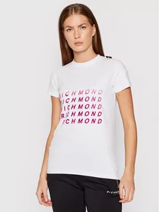 John Richmond T-Shirt Worland UWA21018TS Biały Regular Fit - Koszulki i topy damskie - miniaturka - grafika 1