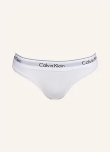 Calvin Klein Stringi Modern Cotton weiss - Majtki damskie - miniaturka - grafika 1