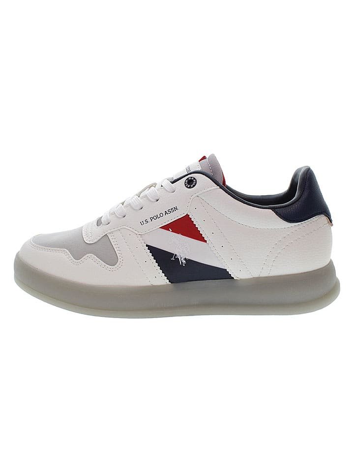 U.S. Polo Assn. Sneakersy w kolorze biało-szaro-granatowym