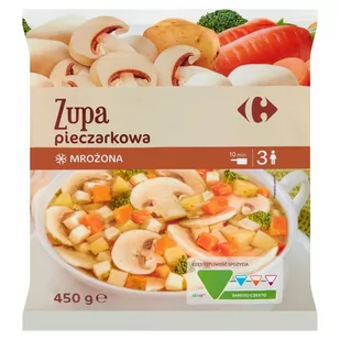 Carrefour Zupa pieczarkowa mrożona 450 g - Dania mrożone - miniaturka - grafika 1