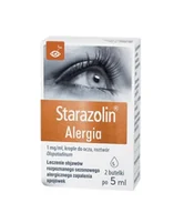 Wzrok i słuch - Starazolin Alergia krople do oczu - roztwór 1mg, 2x 5ml - miniaturka - grafika 1