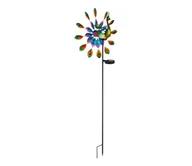 Lampy ogrodowe - Globo 36017 - LED Oświetlenie solarne LED/0,06W/3V IP44 páv - miniaturka - grafika 1