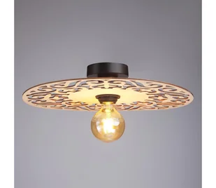 Żyrandol natynkowy FALCO 1xE27/60W/230V śr. 40 cm beżowy - Lampy sufitowe - miniaturka - grafika 1