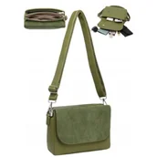 Torebki damskie - Torebka Torba Damska Listonoszka LUIGISANTO Pasek HS6812 Green - miniaturka - grafika 1