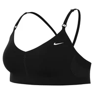 Biustonosze - Nike W Nk Indy V-Neck Bra PL Biustonosz sportowy Damski - miniaturka - grafika 1