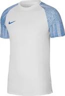 Koszulki męskie - Koszulka męska Nike Dri-FIT Academy JSY SS biało-niebieska DH8031 102 2XL - miniaturka - grafika 1
