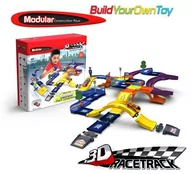 Samochody i pojazdy dla dzieci - Race Track Kit + 2 auta, Tor samochodowy, zestaw konstrukcyjny, 46 elementów - miniaturka - grafika 1