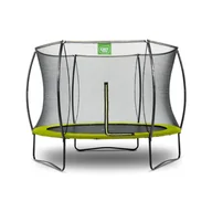Trampoliny - Exit Trampolina ogrodowa Silhouette 244cm - Zielona - miniaturka - grafika 1