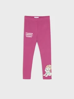 Spodnie i spodenki dla dziewczynek - Sinsay - Legginsy Psi Patrol - różowy - grafika 1