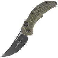 Noże - Nóż automatyczny Microtech Brachial Auto OD Green Aluminium, Black M390 by Bastien Coves and Tony Marfione (268A-1OD) - miniaturka - grafika 1