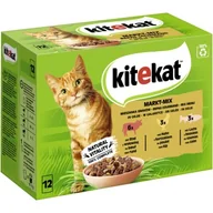 Mokra karma dla kotów - Kitekat Multipack Markt Mix w galarecie 12x85 g - miniaturka - grafika 1