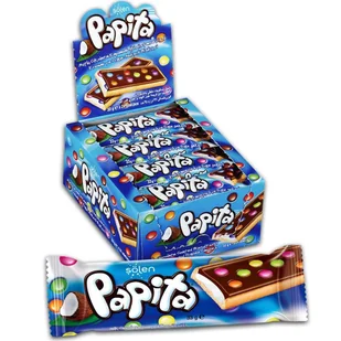 Tim Solen Papita baton z kremem kokosowym 33g x 24 sztuk - Batoniki - miniaturka - grafika 1