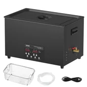 Myjki ultradźwiękowe - VEVOR Myjka ultradźwiękowa 30L 600W 40kHz z grzałką i timerem do narzędzi - miniaturka - grafika 1
