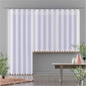 Firany - Firanka Verticalowa Arak Biała Żakardowa 200X250Cm 4371 - miniaturka - grafika 1