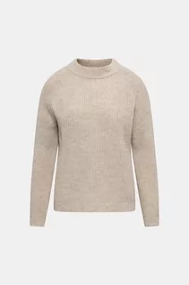 Swetry damskie - ONLY Sweter - Beżowy - Kobieta - S (S) - grafika 1