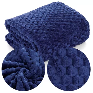 Koc 200 x 220 Mikrofibra Tłoczona Jorge Plastry 07 - Koce - miniaturka - grafika 1