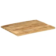 Blaty meblowe i parapety okienne - Blat do stołu, 25-27 mm, 80x60 cm, lite drewno mango - miniaturka - grafika 1