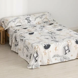 Zestaw pościeli Harry Potter Beige podwójny materac 240 x 270 cm - Pościel - miniaturka - grafika 1