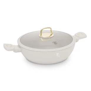 PŁASKI GARNEK TYTANOWY Z POKRYWĄ 28cm BERLINGER HAUS BH-8068 SAHARA - Garnki - miniaturka - grafika 1