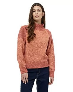 Peppercorn Damski sweter Genessa z wysokim dekoltem, Camine Pink Melange, S - Swetry damskie - miniaturka - grafika 1